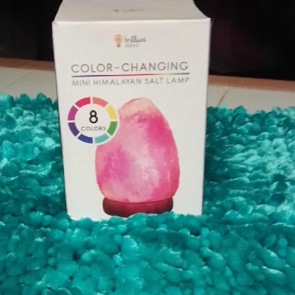 Color-Changing Mini Himalayan Salt Lamp